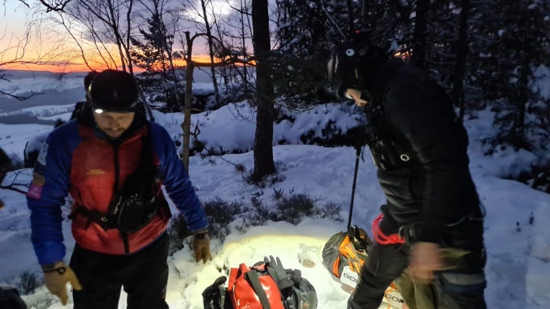 Góry Stołowe. Ratownicy GOPR uratowali psa - Zdjęcie główne