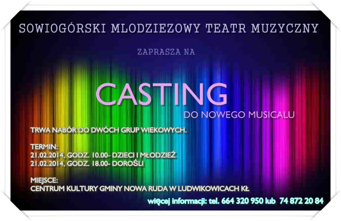 Casting do nowego musicalu - Zdjęcie główne