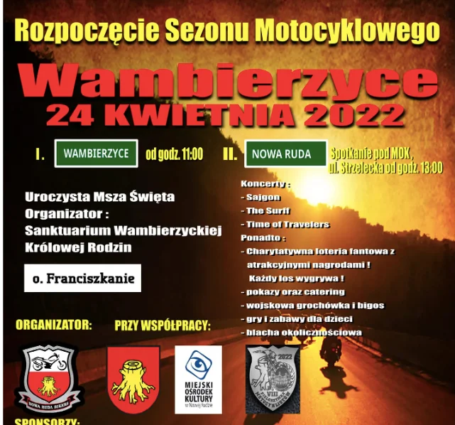 Rozpoczęcie sezonu motocyklowego Wambierzycach - Zdjęcie główne