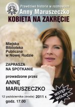 Spotkanie z Anną Maruszeczko - Zdjęcie główne