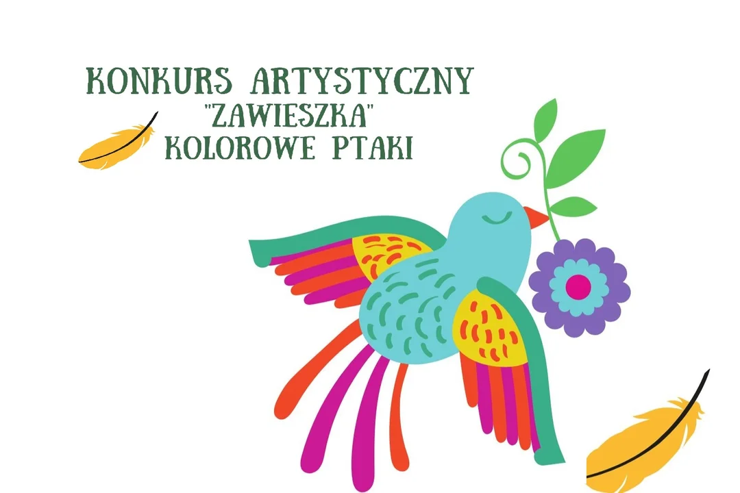 Nowa Ruda. Konkurs artystyczny „Zawieszka Kolorowe Ptaki” - Zdjęcie główne
