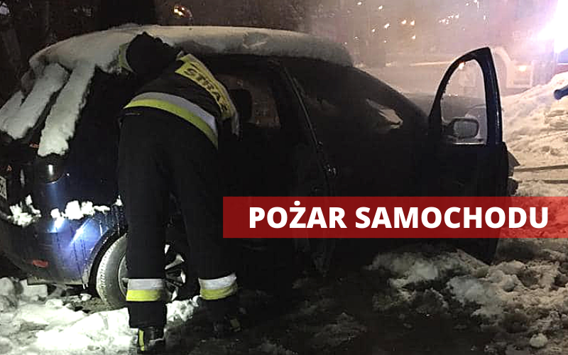 Nowa Ruda: Spłonęło auto na ul. Kłodzkiej  - Zdjęcie główne