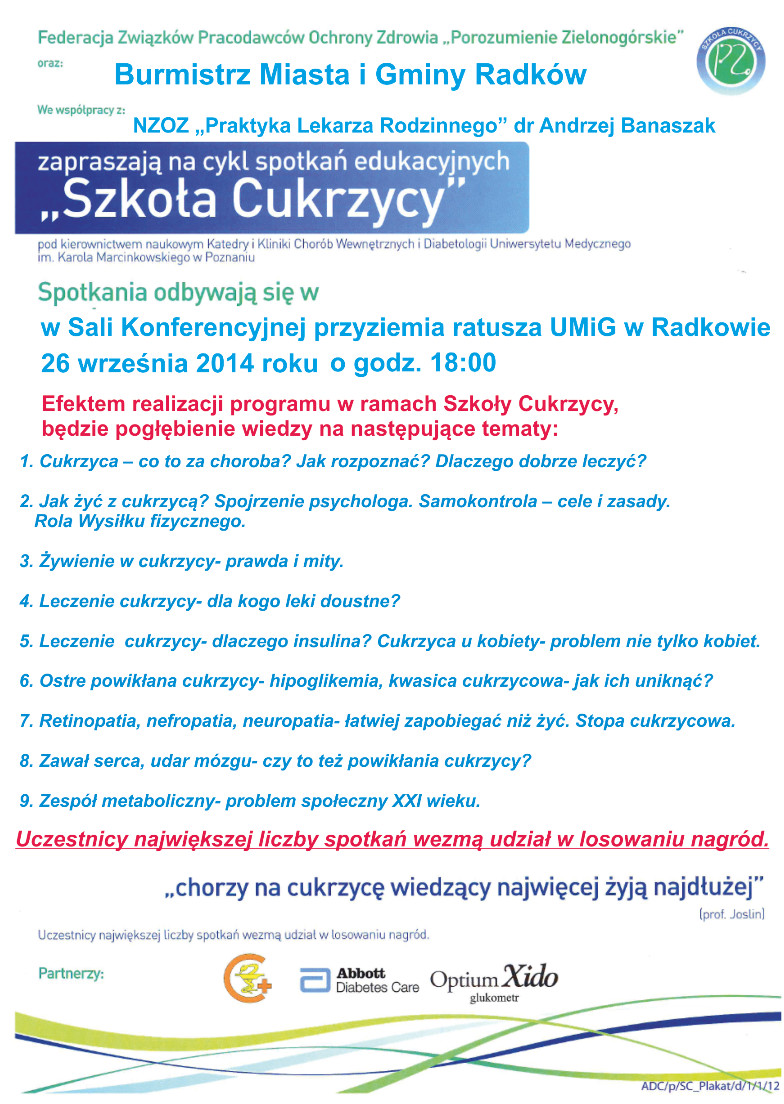 Szkoła Cukrzycy - Zdjęcie główne