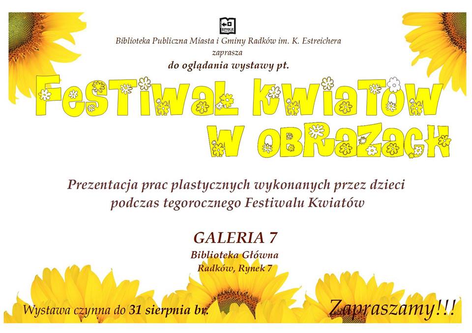 Festiwal kwiatów w obrazach - Zdjęcie główne