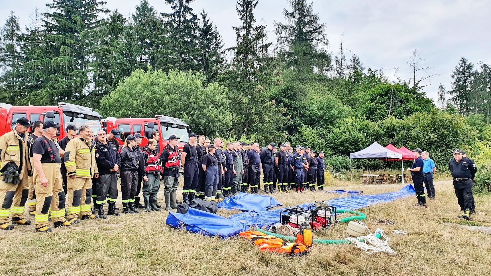 Gmina Nowa Ruda: Zobacz zdjecia z szkolenia dla strażaków z OSP - przesuń w prawo