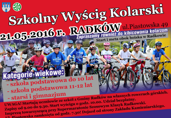 Szkolny Wyścig Kolarski - Zdjęcie główne