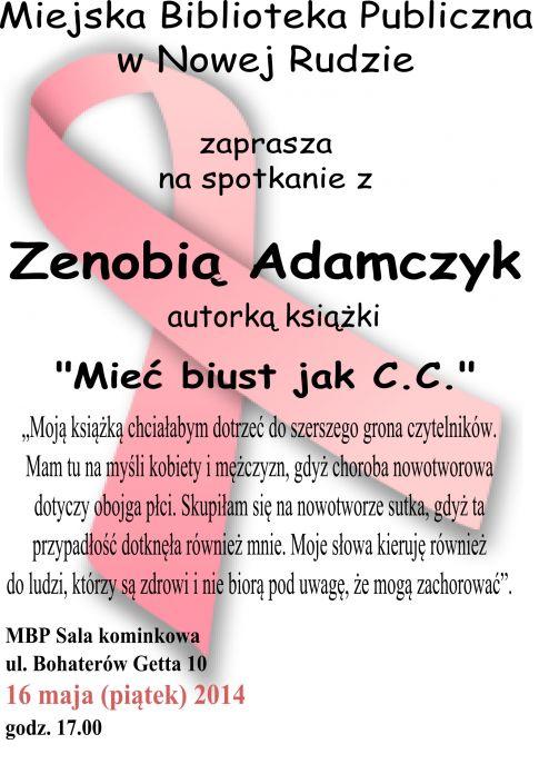 Spotkanie z Zenobią Adamczyk - Zdjęcie główne