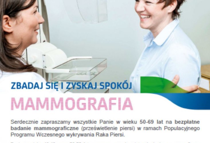 Bezpłatna mammografia - Zdjęcie główne