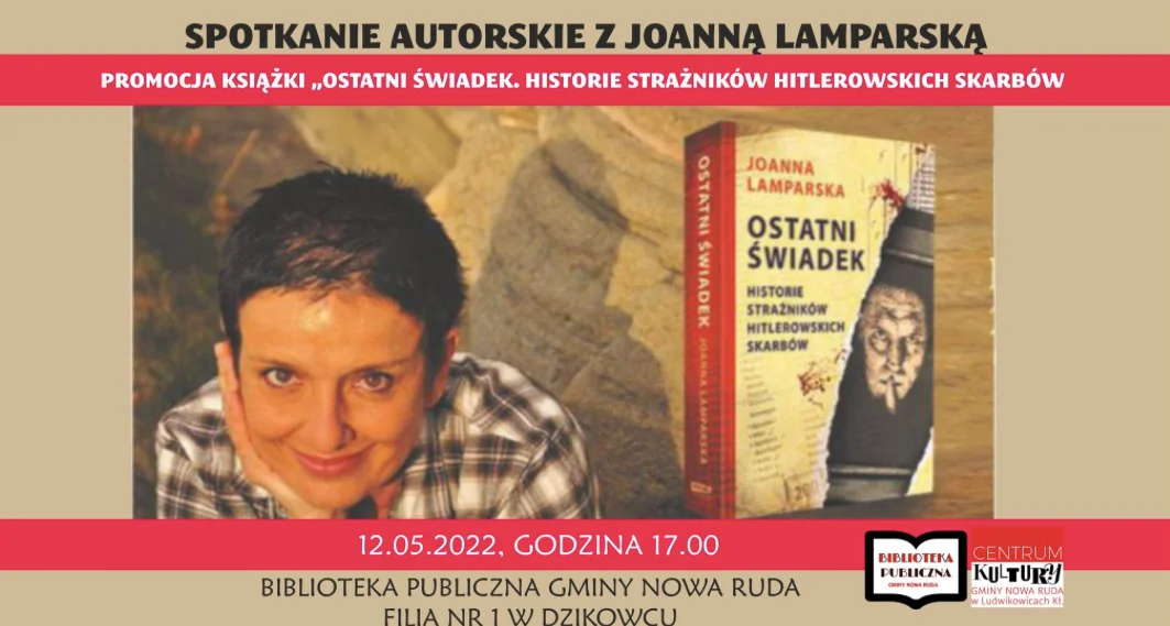  Joanna Lamparska spotka się czytelnikami w Dzikowcu - Zdjęcie główne