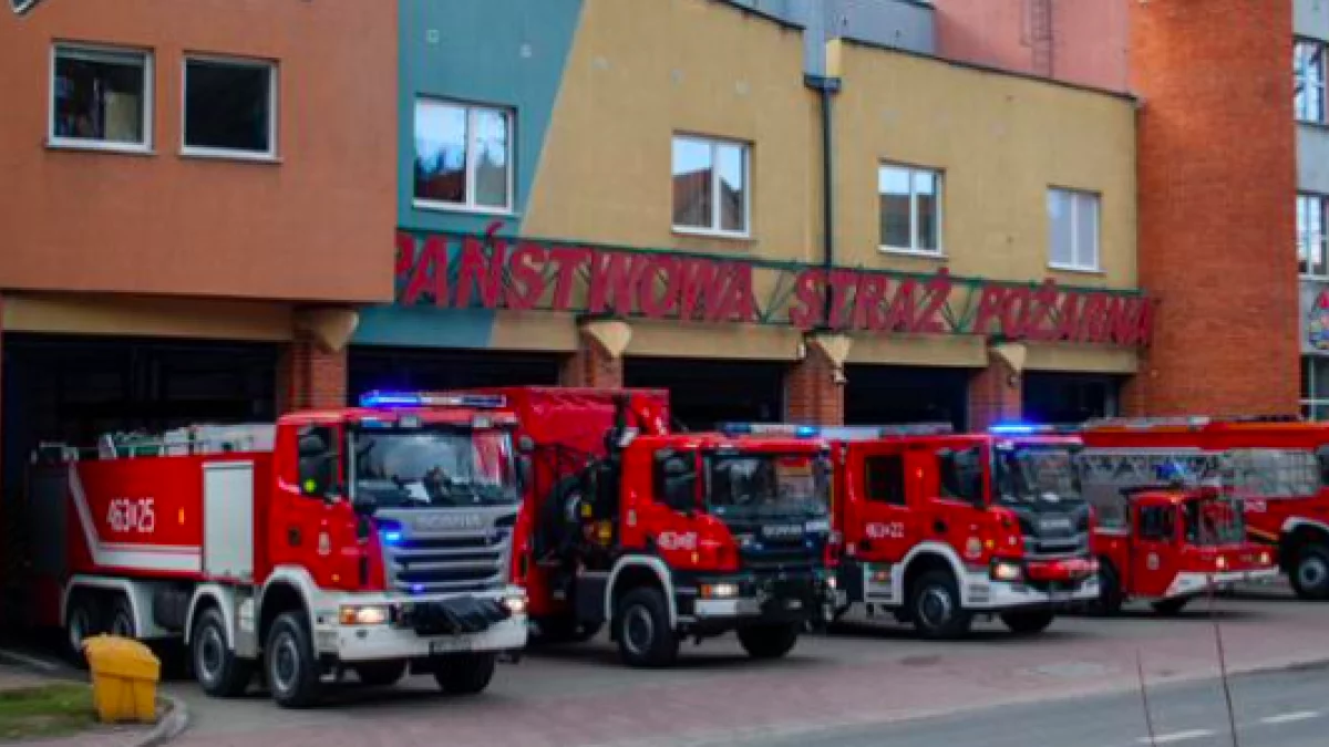 Ludwikowice Kłodzkie. Strażacy pomogli w transporcie poszkodowanego kierowcy ciągnika - Zdjęcie główne