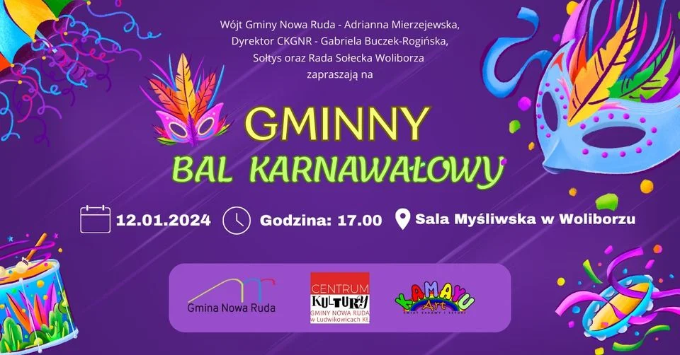 Gminny Bal Karnawałowy w Woliborzu - Zdjęcie główne