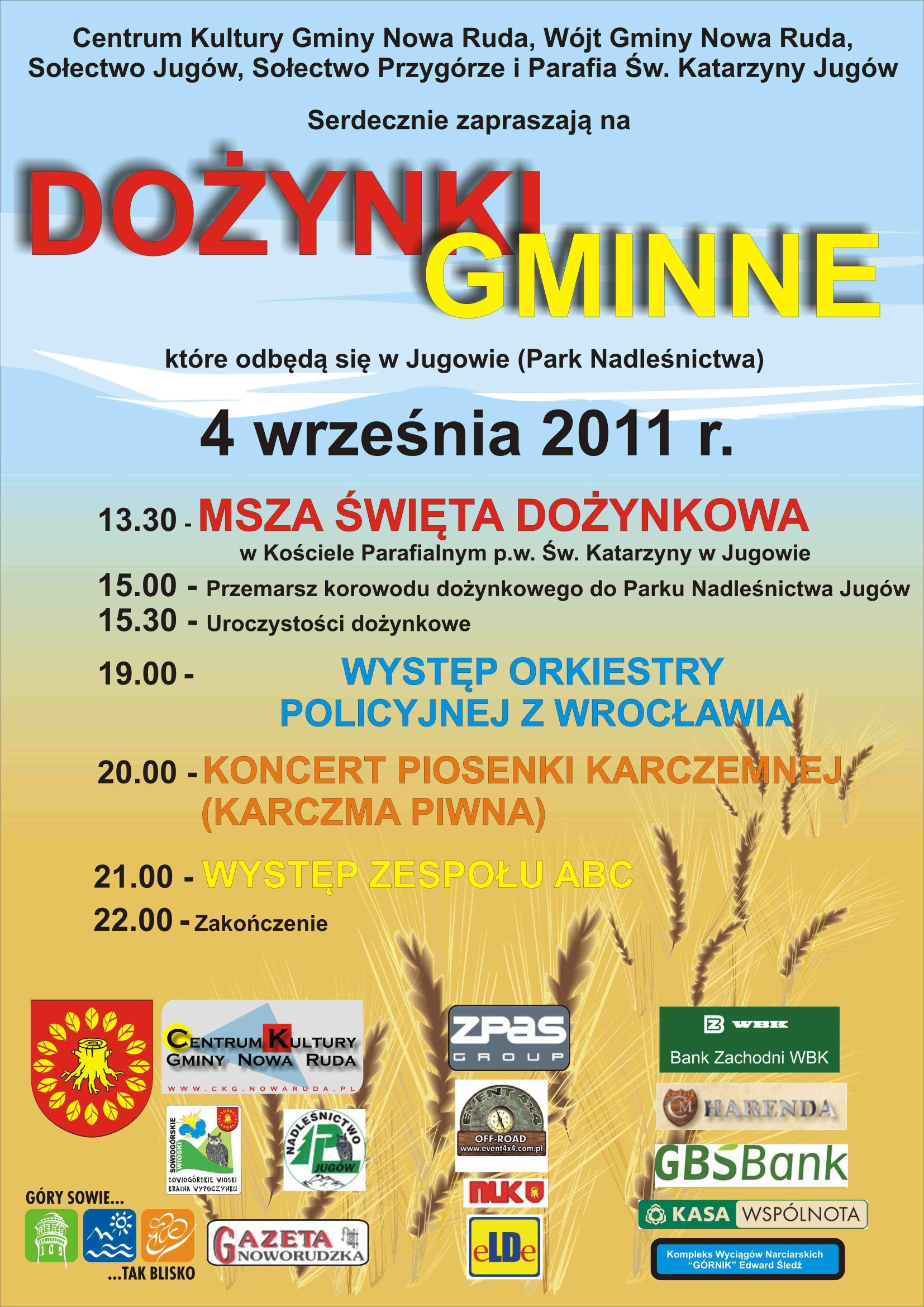 Dożynki w Jugowie - Zdjęcie główne