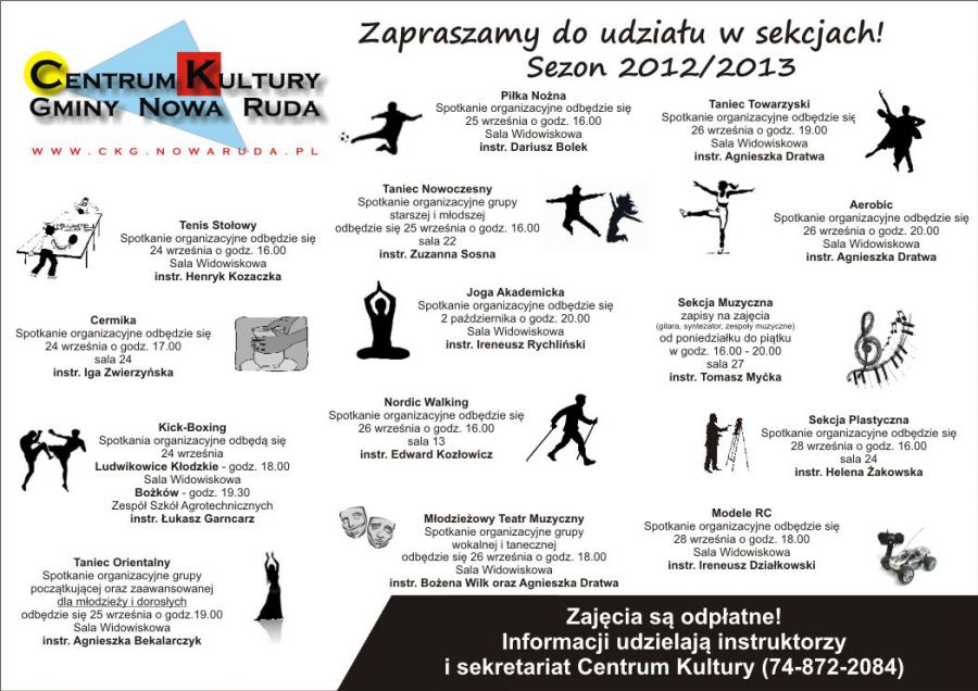 Nabór do sekcji Centrum Kultury - Zdjęcie główne