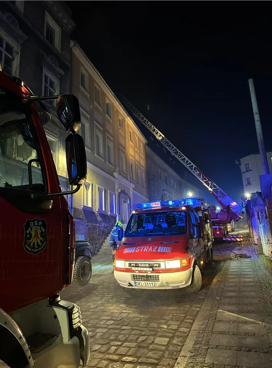 Nowa Ruda. Pożar sadzy w centrum miasta - Zdjęcie główne