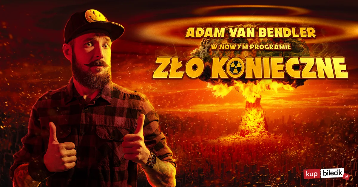 MOK Nowa Ruda. Adam Van Bendler w programie "Zło konieczne" - stand-up - Zdjęcie główne