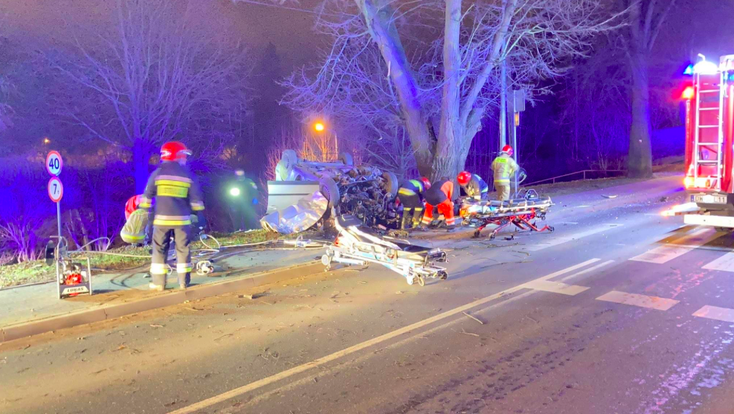 Samochodem jechały 3 osoby