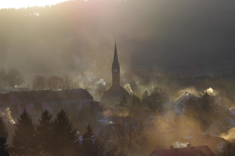 Marcowy zachód - Zdjęcie główne