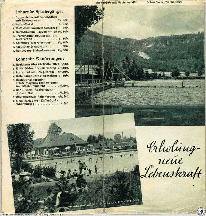 Gmina Radków: Folder turystyczny z 1935 r.