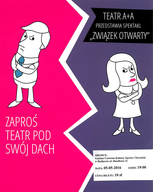 Spektakl ''Związek Otwarty" - Zdjęcie główne