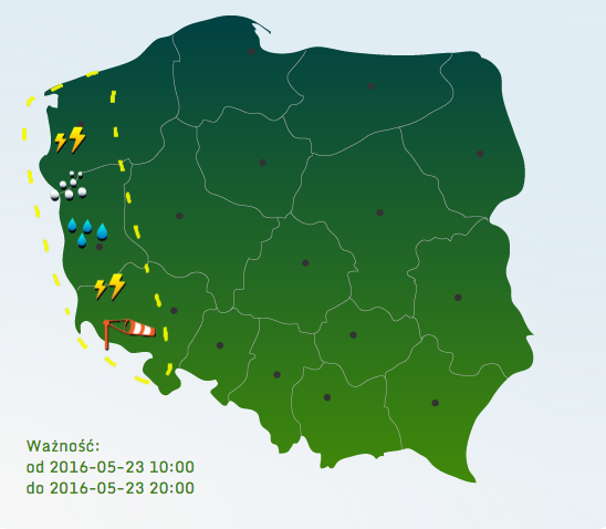 Wieczorem burze z gradem - Zdjęcie główne