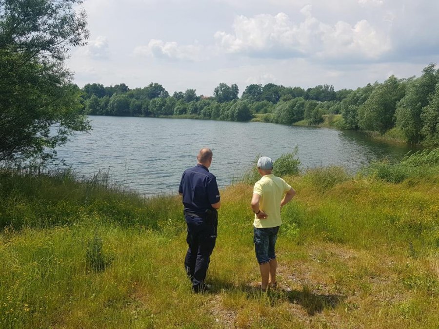 Kontrola odbyła się także nas zalewem w Dzikowcu