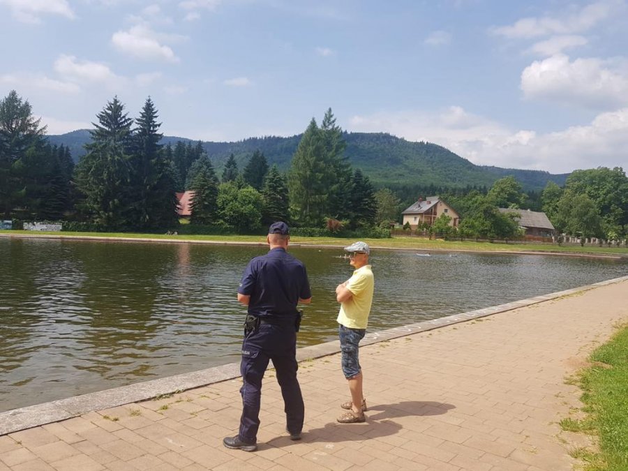 Skontrolowano również zalew w Radkowie