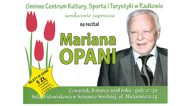 Recital Mariana Opani  - Zdjęcie główne