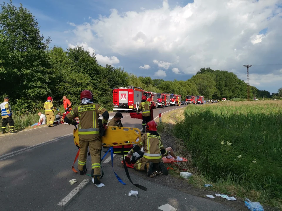 Wypadek autokaru w Ścinawce Górnej. Co ustaliła policja? - Zdjęcie główne