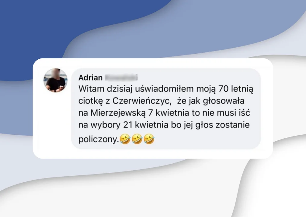 Wyborcza walka trwa. Adrianna Mierzejewska walczy z dezinformacją - Zdjęcie główne