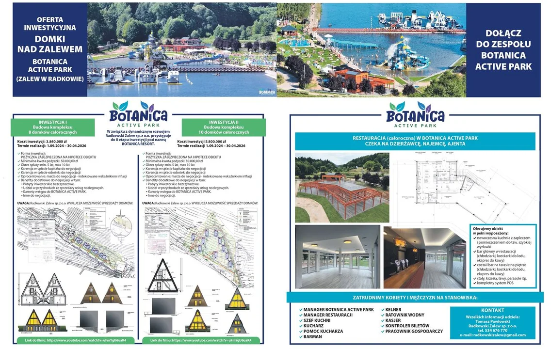 Botanica Active Park szuka pracowników! - Zdjęcie główne