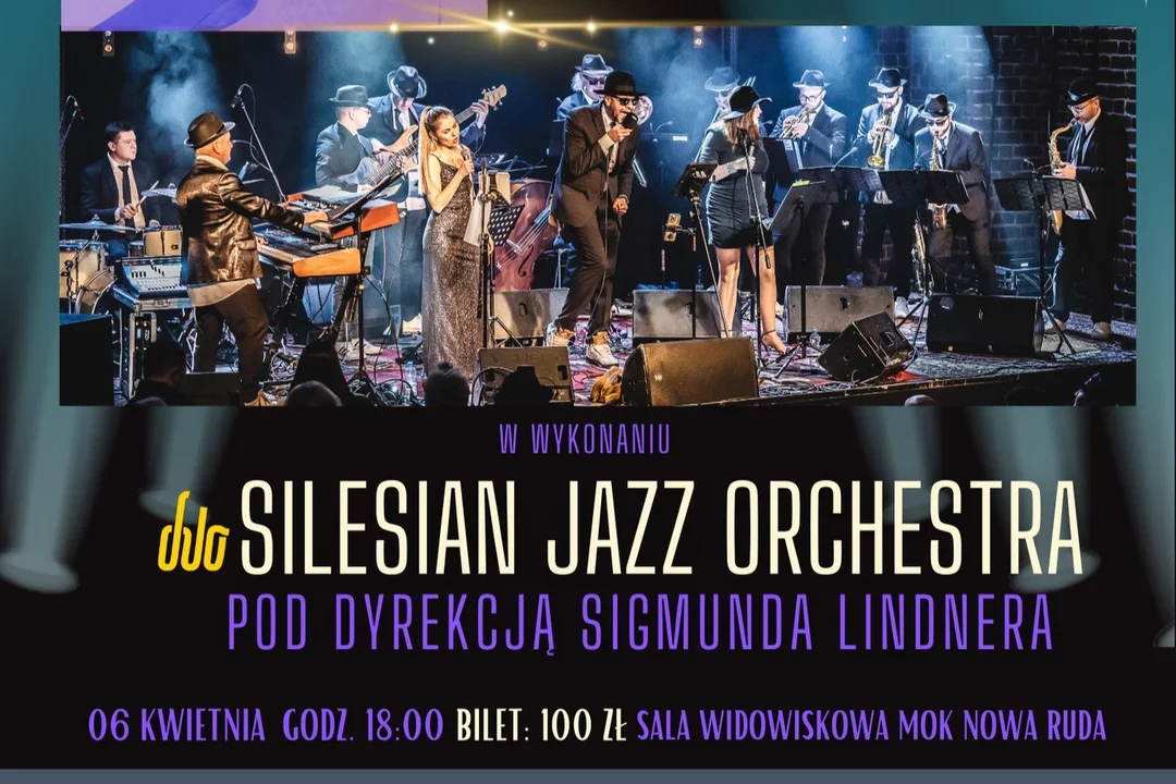 Nowa Ruda. Ostatnie bilety na widowiskowy koncert Silesian Jazz Orchestra w MOKu - Zdjęcie główne