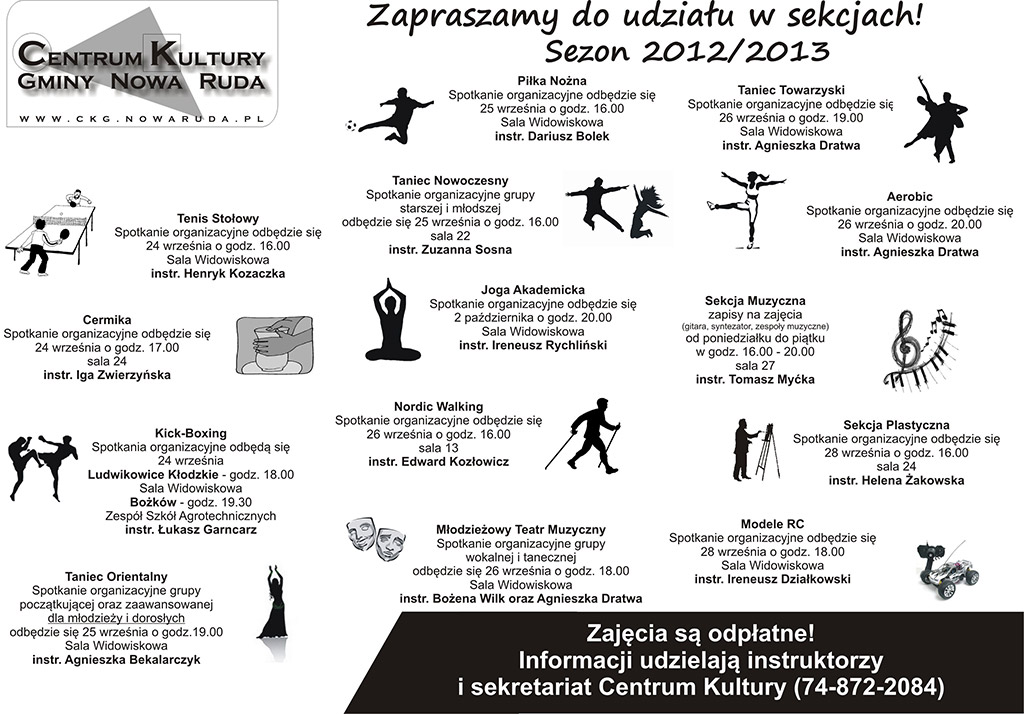 Centrum kultury zaczyna sezon na sekcje - Zdjęcie główne