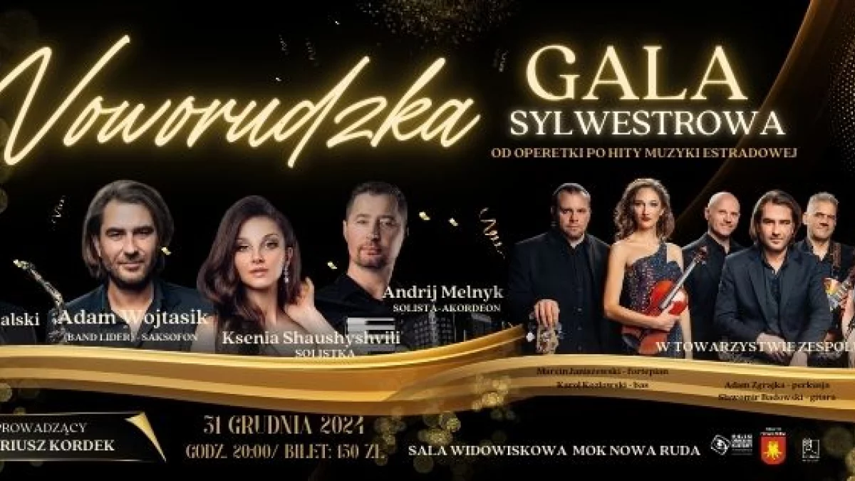 Miejski Ośrodek Kultury. Dostępne są jeszcze bilety na Noworudzki Koncert Sylwestrowy - Zdjęcie główne