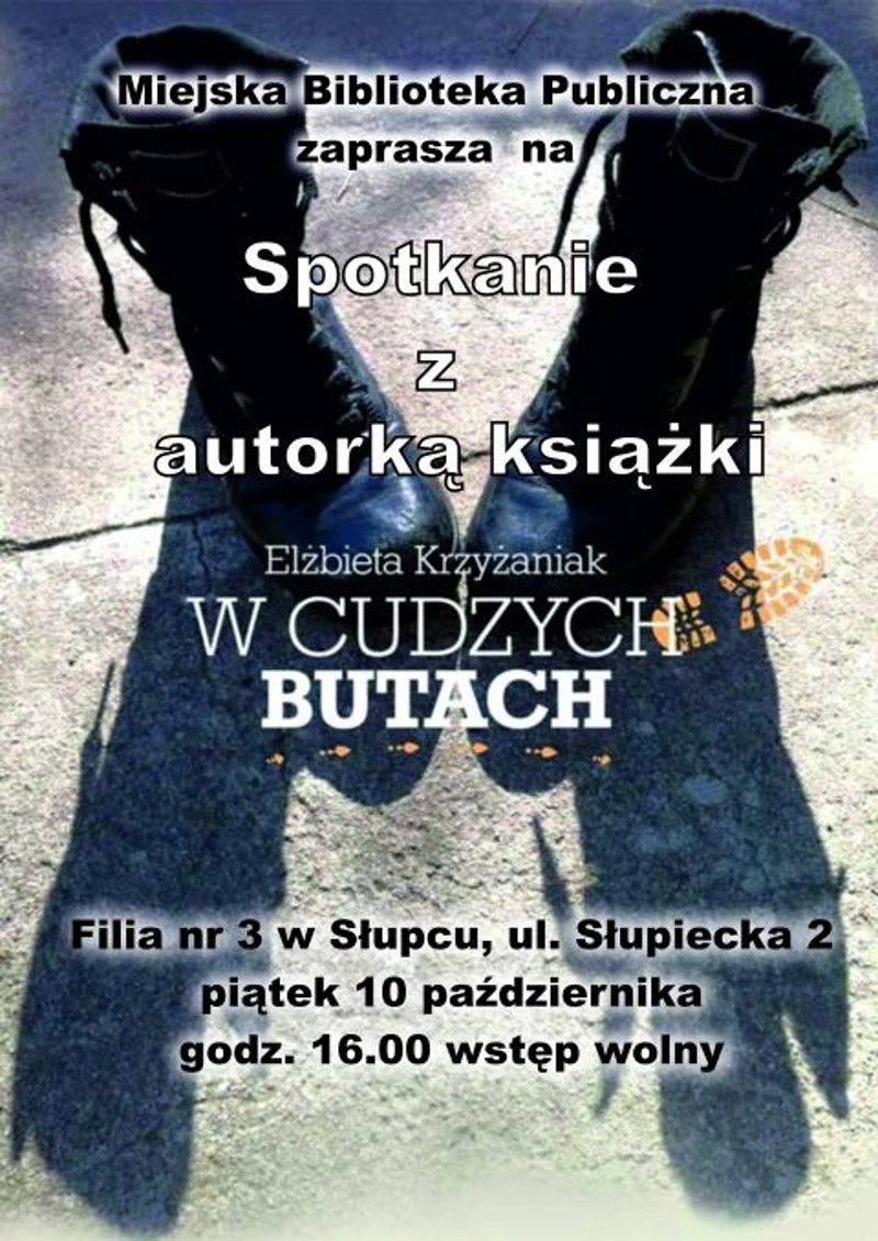 Elżbieta Krzyżaniak "W cudzych butach" - Zdjęcie główne