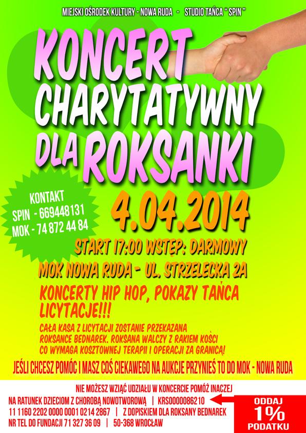 Koncert charytatywny dla Roksanki - Zdjęcie główne