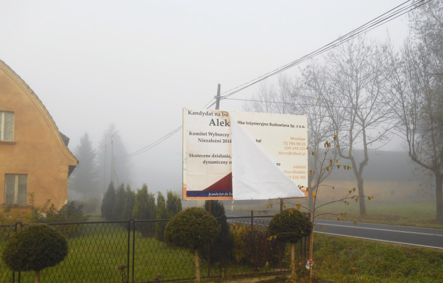 W gminie Radków zrywają banery wyborcze - Zdjęcie główne