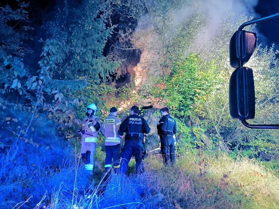 Ścinawka Dolna: Pożar nieużytku pod nr 166