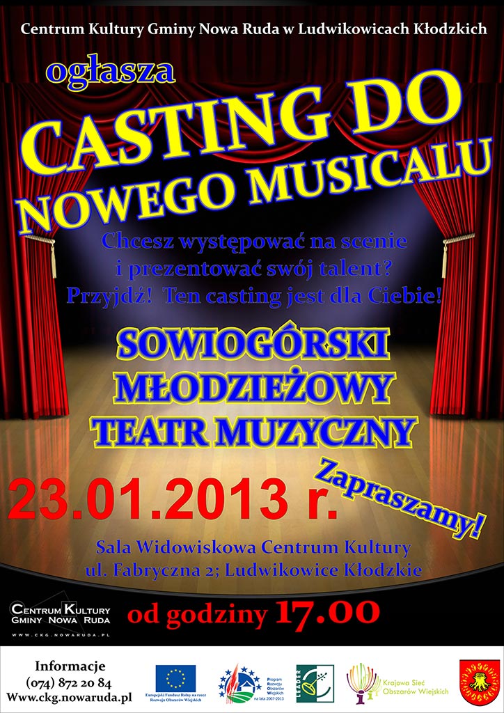 Casting do nowego musicalu! - Zdjęcie główne