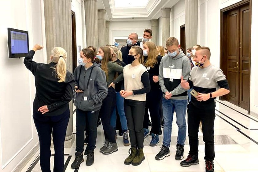 Co Monika Wielichowska z dziećmi robiła w Sejmie? - przesuń w prawo i zobacz zdjęcia