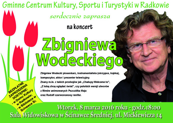 Koncert Zbigniewa Wodeckiego - Zdjęcie główne