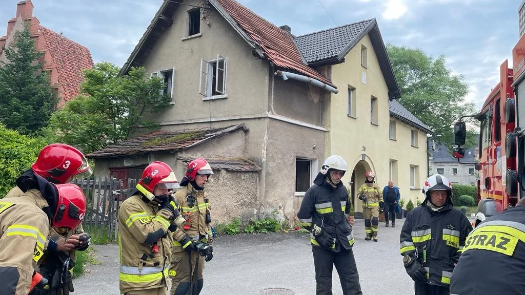 Pożar w Ścinawce Dolnej. Ujawniono zwłoki [ZDJĘCIA] - Zdjęcie główne