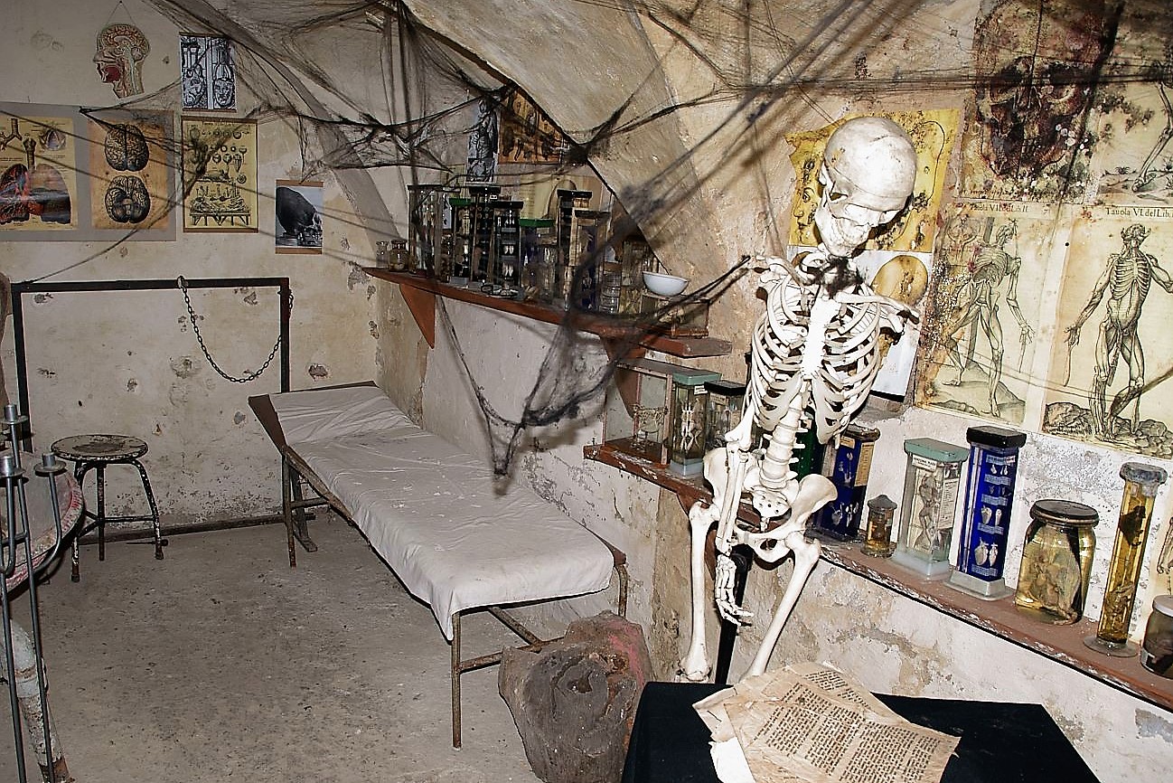 Laboratorium Frankensteina-  Może nie wszyscy o tym wiedzą, ale Ząbkowice Śląskie nosiły kiedyś nazwę Frankenstein. Właśnie dlatego powstało tu Laboratorium Frankensteina. Miejsce w którym w małych i ciemnych pomieszczeniach znajdują się dziwne postacie, grób i fragmenty ludzkich kości… a z probówek unosi się dym.