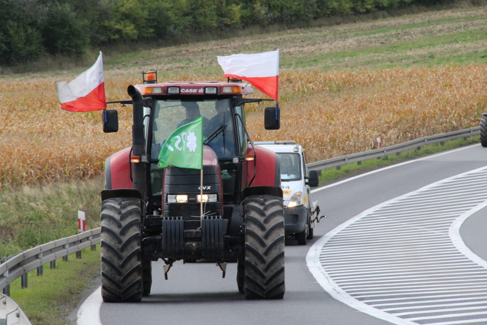 Środowy protest na ósemce.