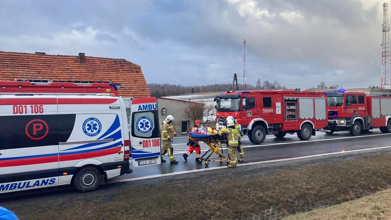 Sobotni wypadek na krajowej ósemce. Znamy policyjne ustalenia - Zdjęcie główne