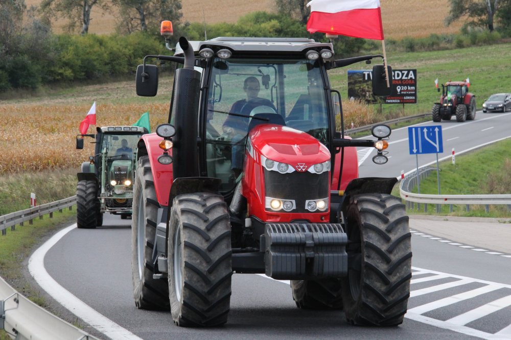 Środowy protest na ósemce.