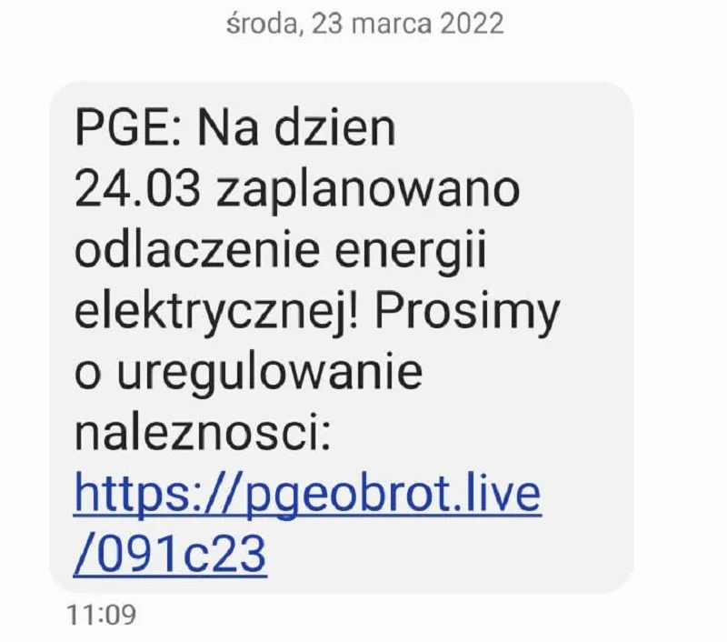 Oszuści podszywają się pod „PGE”. Policja ostrzega - Zdjęcie główne