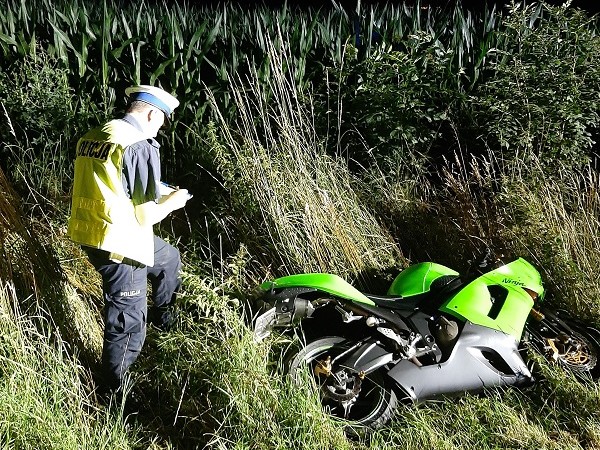 Kolejny śmiertelny wypadek z udziałem motocyklisty.