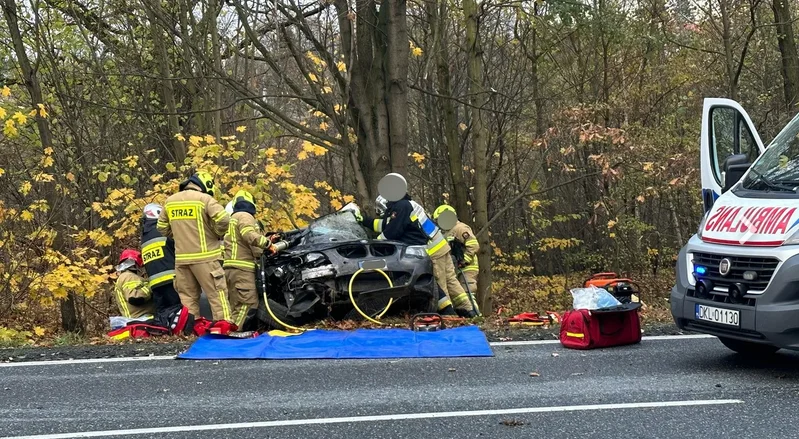 Boguszyn. Tragiczny wypadek. Nasi strażacy na miejscu - Zdjęcie główne