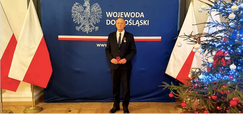 Krzysztof Żegański otrzymał Srebrny Krzyż Zasługi - Zdjęcie główne