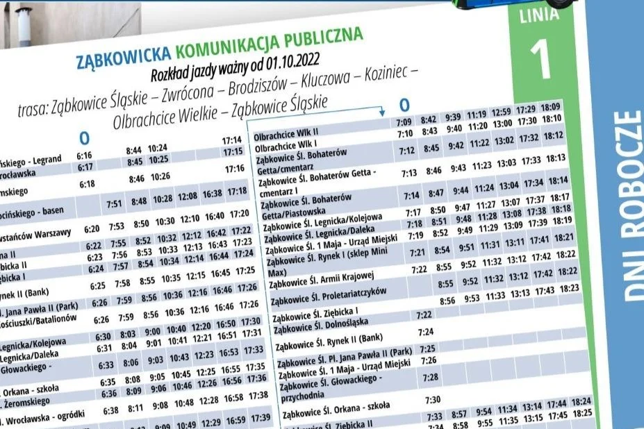 Ząbkowice Śląskie. Od dziś nowych rozkłady jazdy autobusów Ząbkowickiej Komunikacji Publicznej - Zdjęcie główne